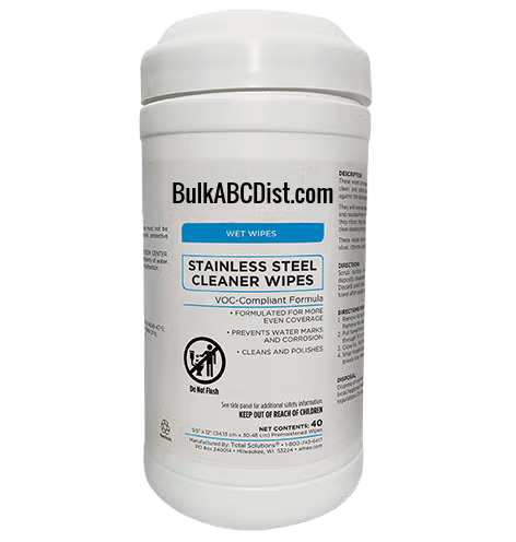 STAINLESS STEEL CLEANER WIPES