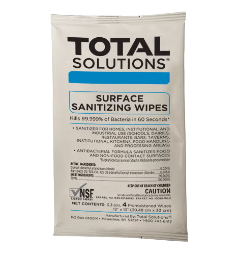 SURFACE SANITIZING WIPES Pak